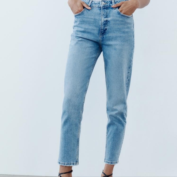 BNWT Zara Mom Jeans - Picture 2 of 8